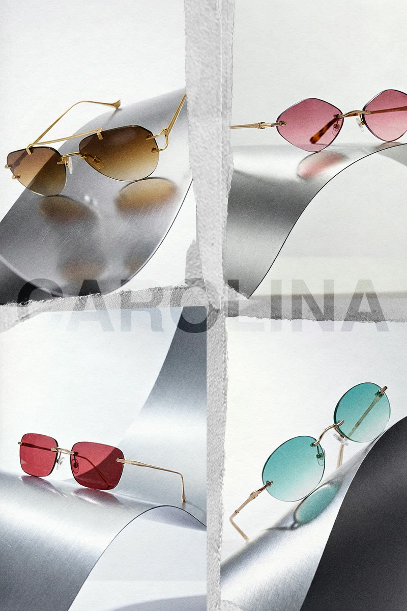 Carolina's Framelesses — campaign art for frameless sunglasses
